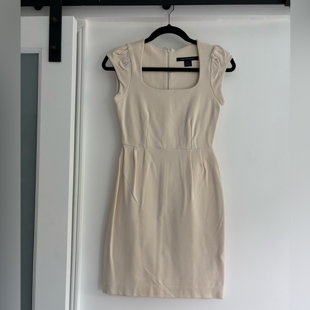 French Connection Cream Mini Dress